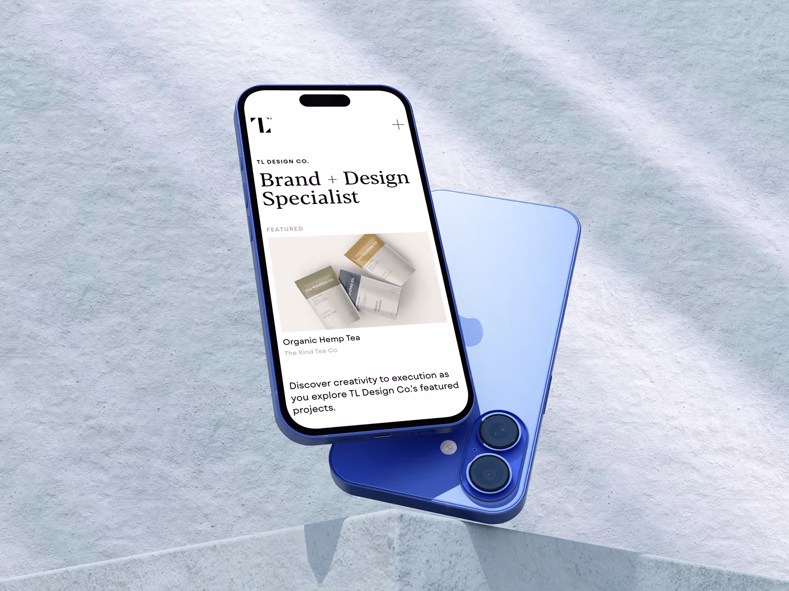 TL Design Co. Homepage Mockup