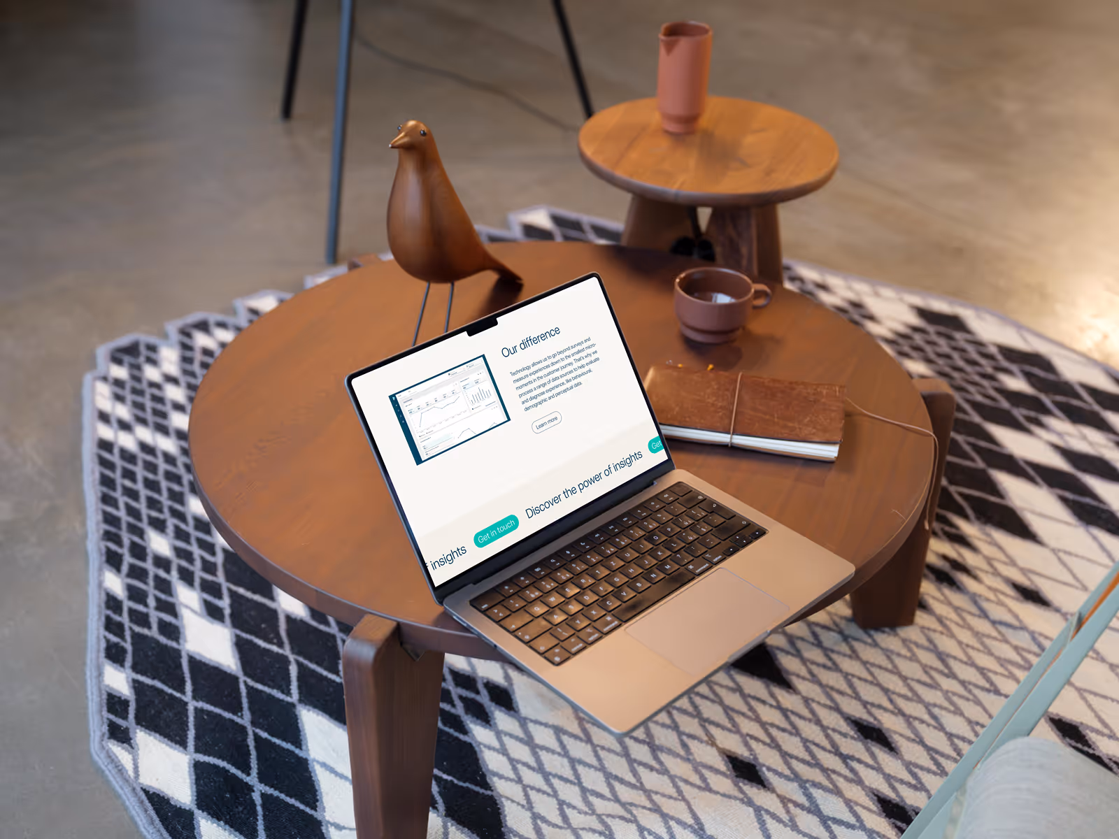 Prescient Properties Website on a MacBook