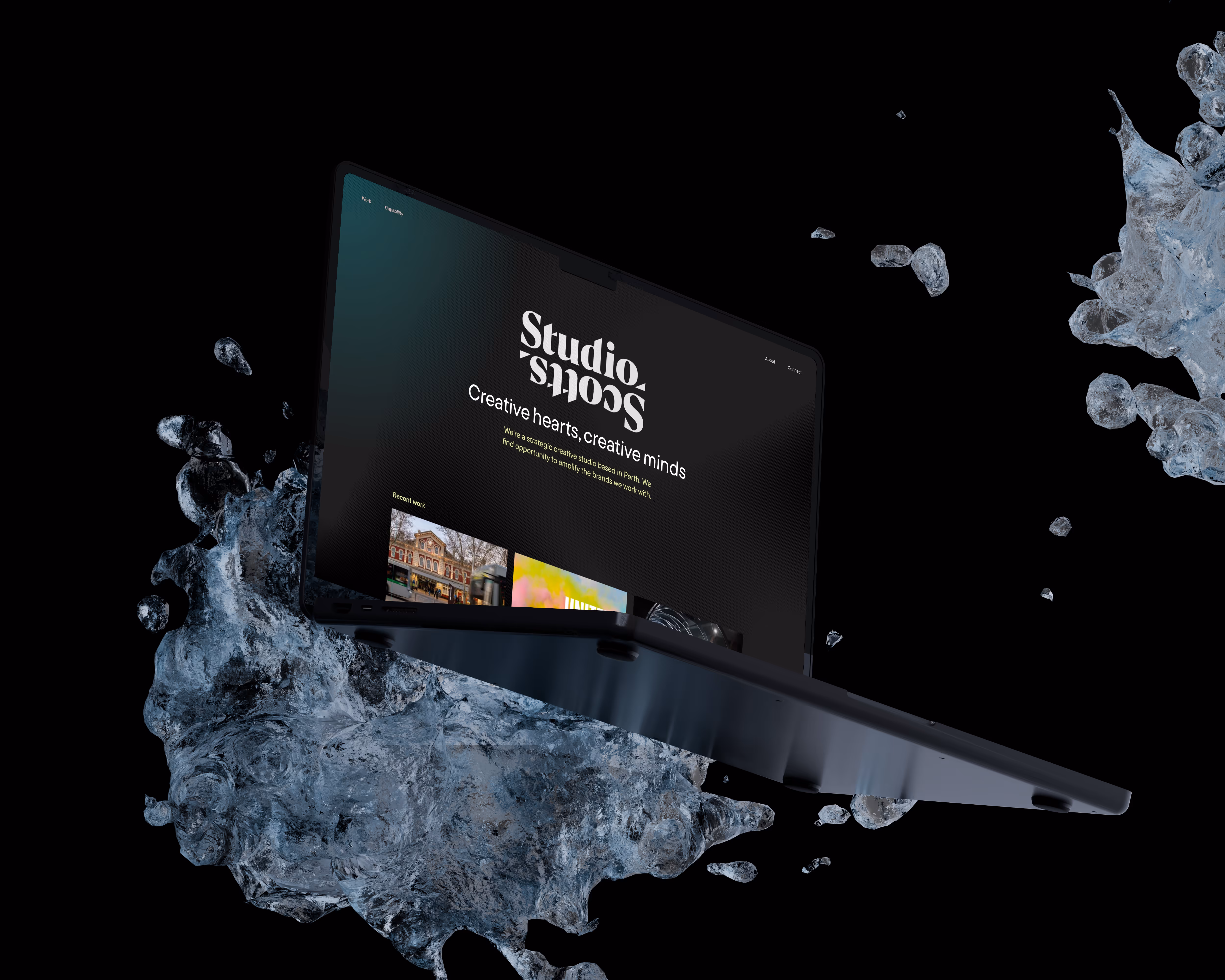 Studio Scotts website homepage