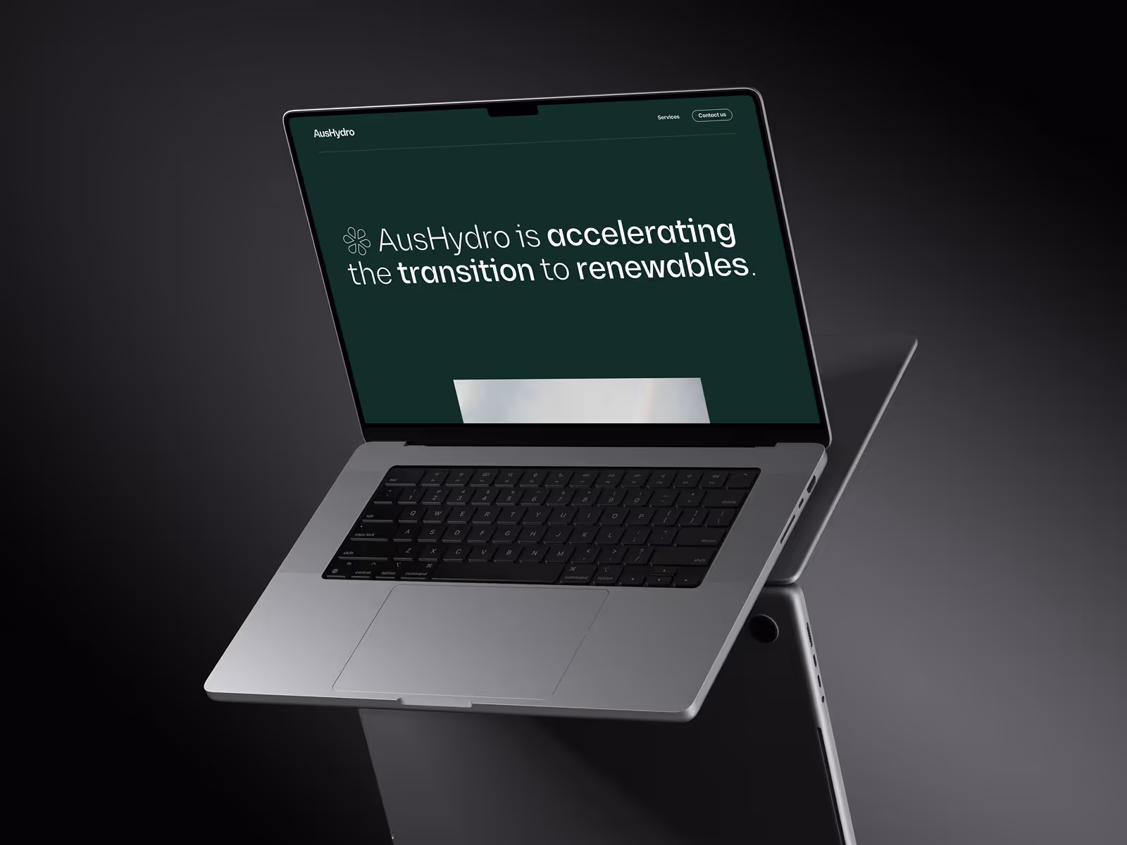 AusHydro website on an iPhone